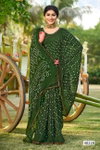 Bipasa By 5D Bandhani Printed Georgette Sarees Wholesale Price In Surat